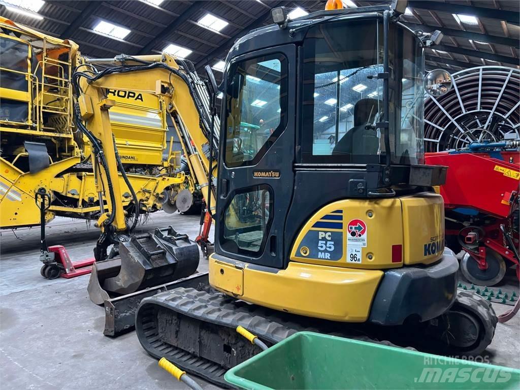 Komatsu PC 55 MR Pásová rýpadla