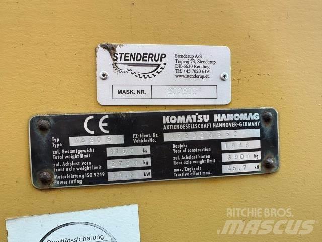 Komatsu WA90 Kolové nakladače