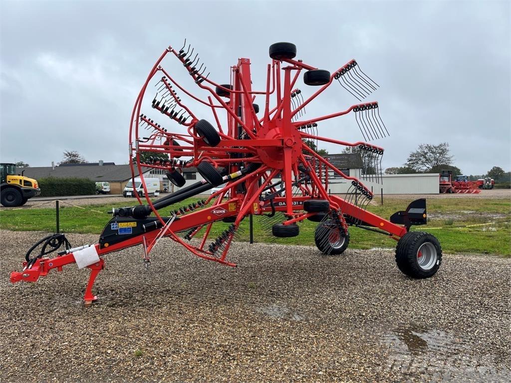 Kuhn GA9531 + Obraceče a shrabovače sena