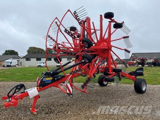 Kuhn GA9531 + Obraceče a shrabovače sena