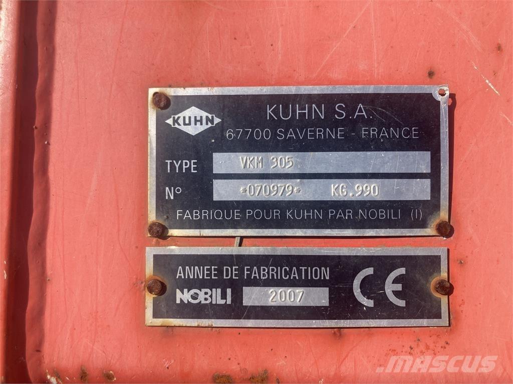 Kuhn VKM 305 Žací stroje