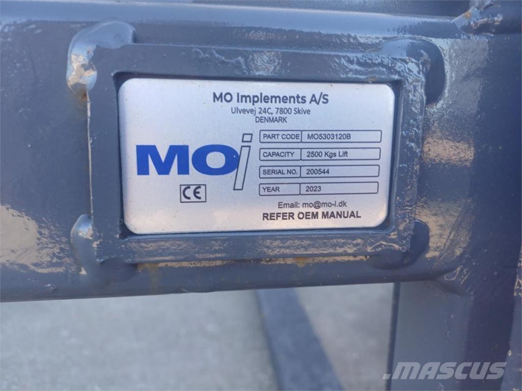 MO PALLEGAFFELSÆT Čelní nakladače a rypadla