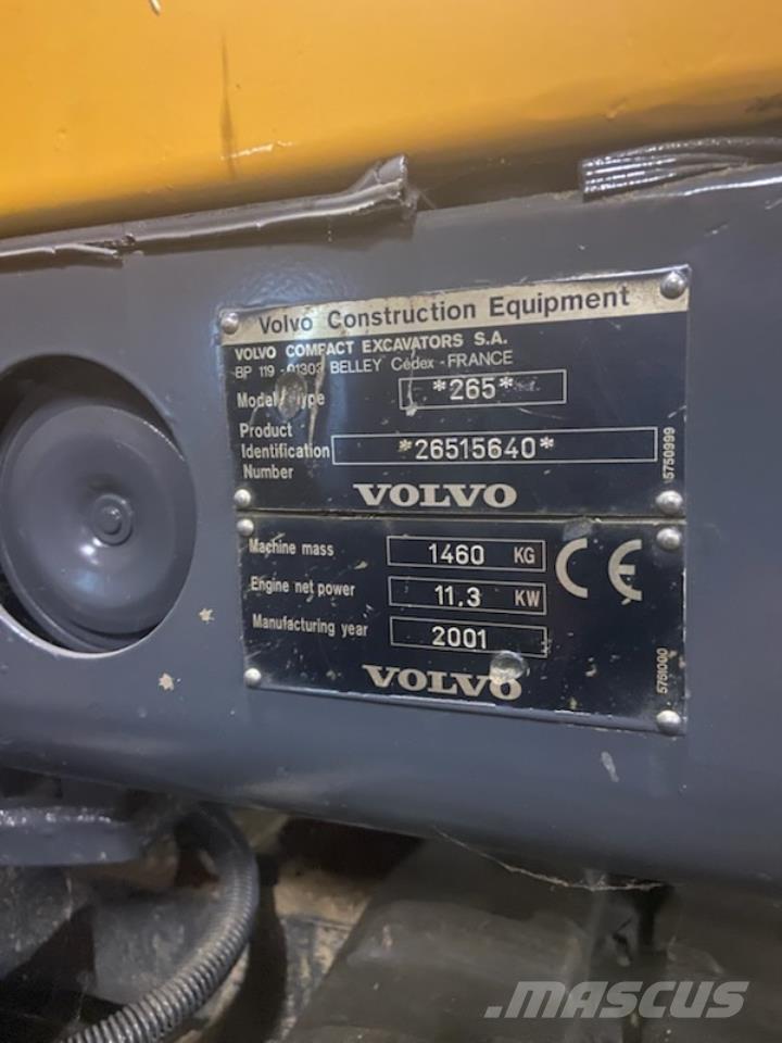 Volvo EC 15 Mini rýpadla < 7t