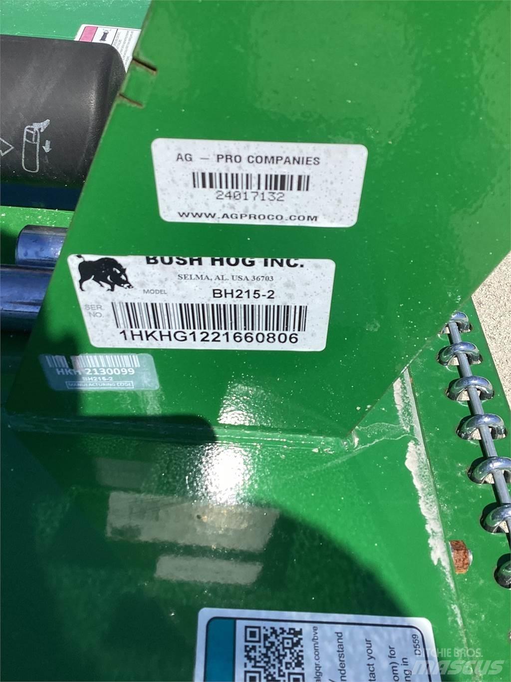 Bush Hog BH215 Drtiče a řezače balíků