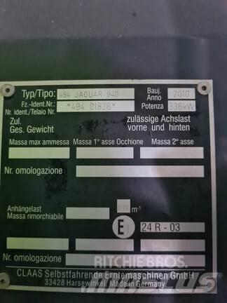 CLAAS JAGUAR 940 Sklízecí řezačka