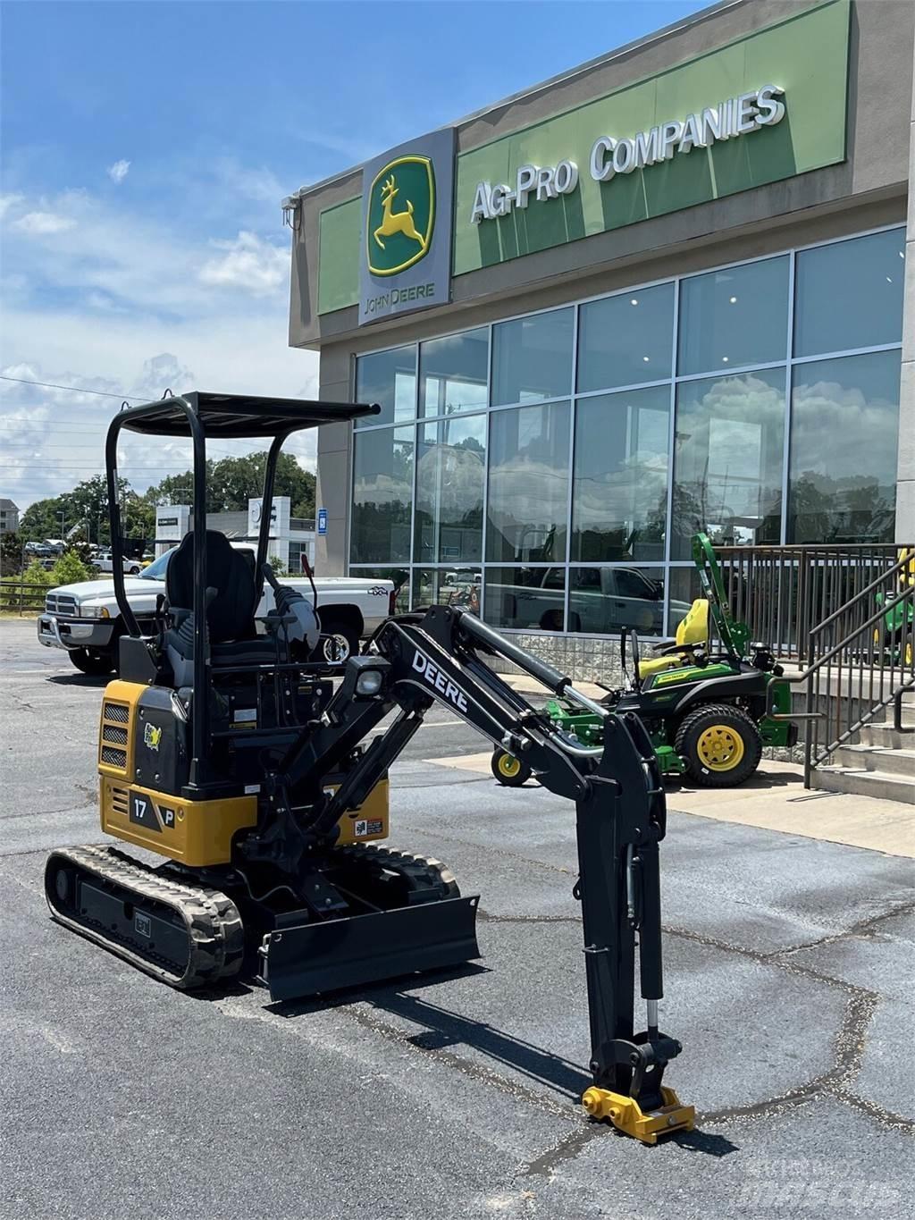 John Deere 17 P Mini rýpadla < 7t