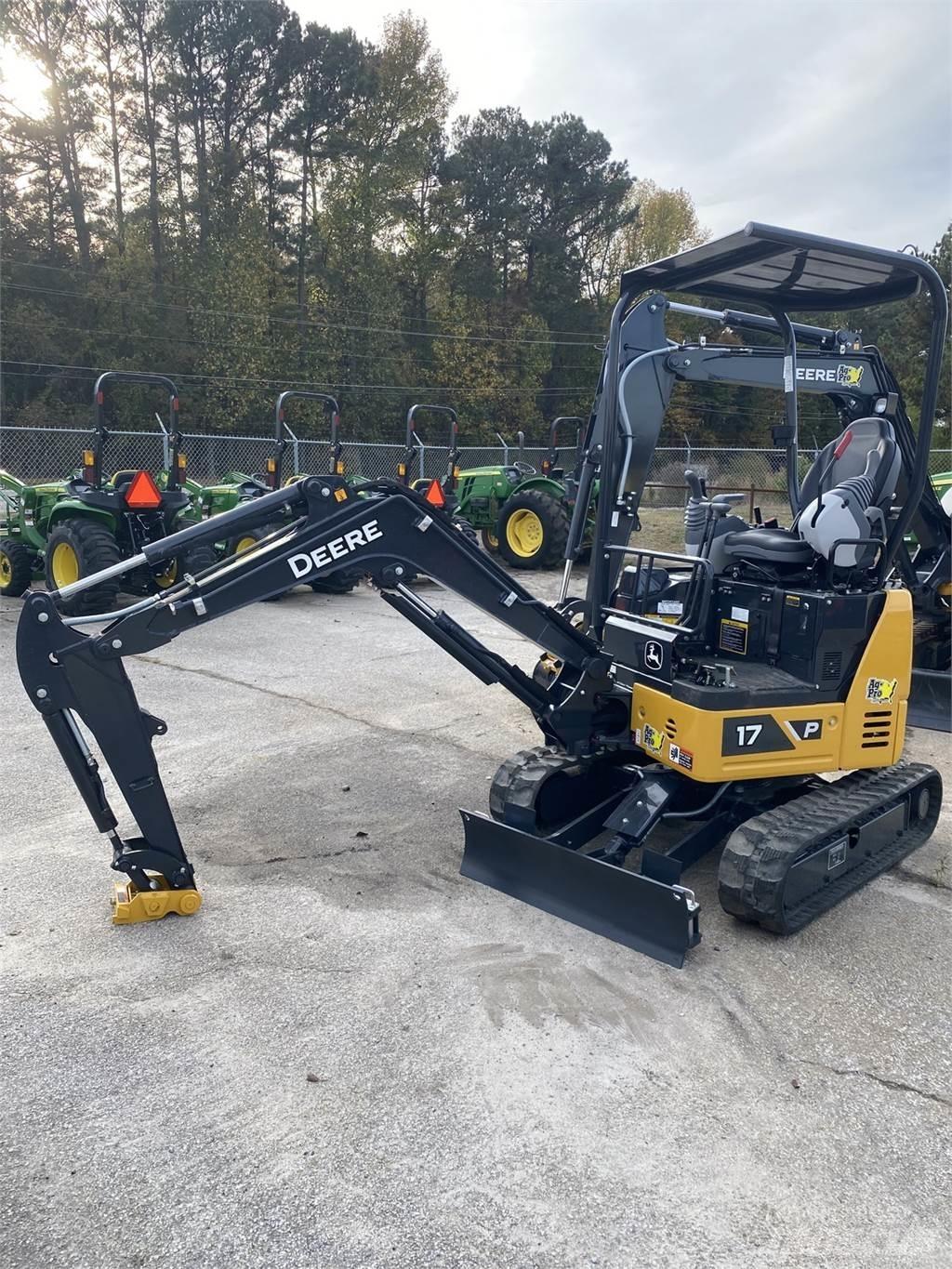 John Deere 17 P Mini rýpadla < 7t