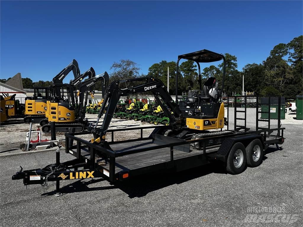 John Deere 17 P Mini rýpadla < 7t
