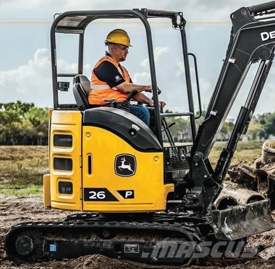 John Deere 26 P Mini rýpadla < 7t