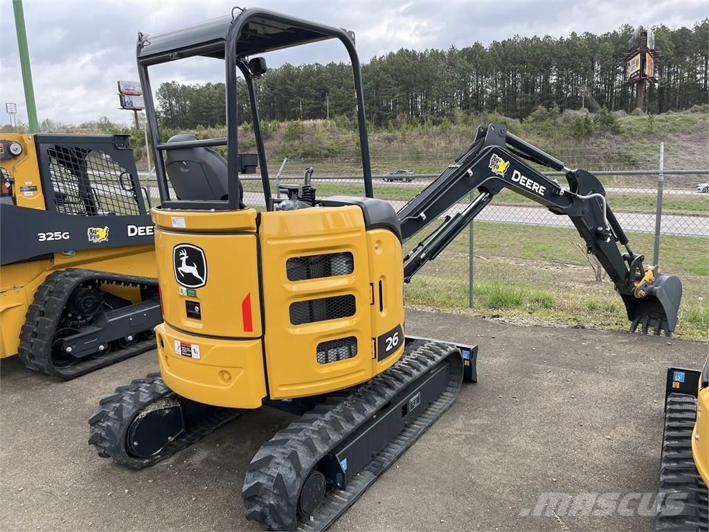 John Deere 26 P Mini rýpadla < 7t