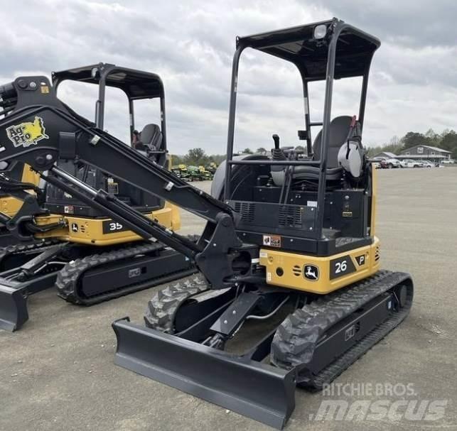 John Deere 26 P Mini rýpadla < 7t