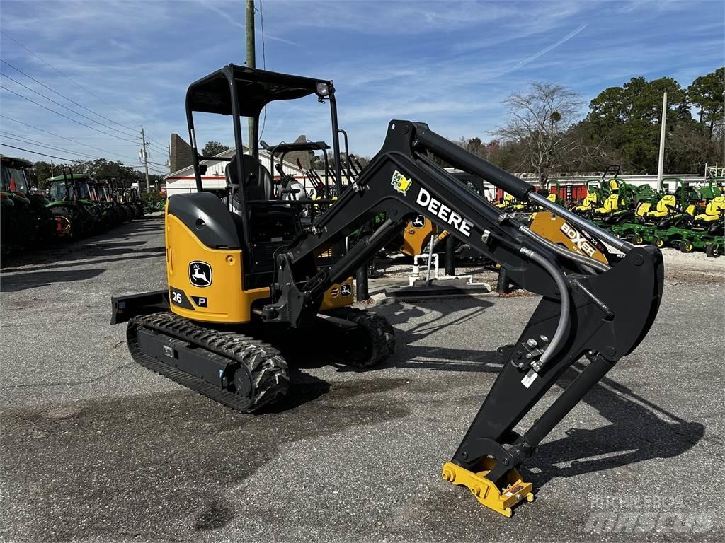 John Deere 26 P Mini rýpadla < 7t