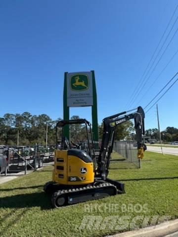 John Deere 26 P Mini rýpadla < 7t