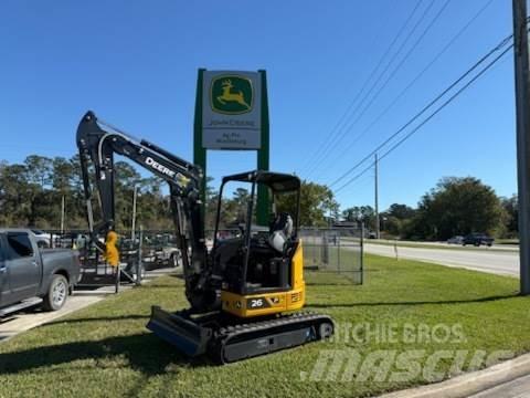 John Deere 26 P Mini rýpadla < 7t