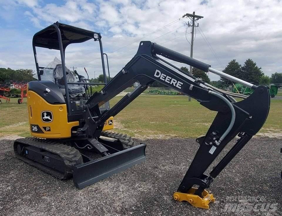 John Deere 26 P Mini rýpadla < 7t