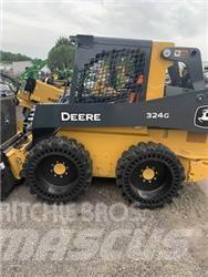 John Deere 324G Smykem řízené nakladače