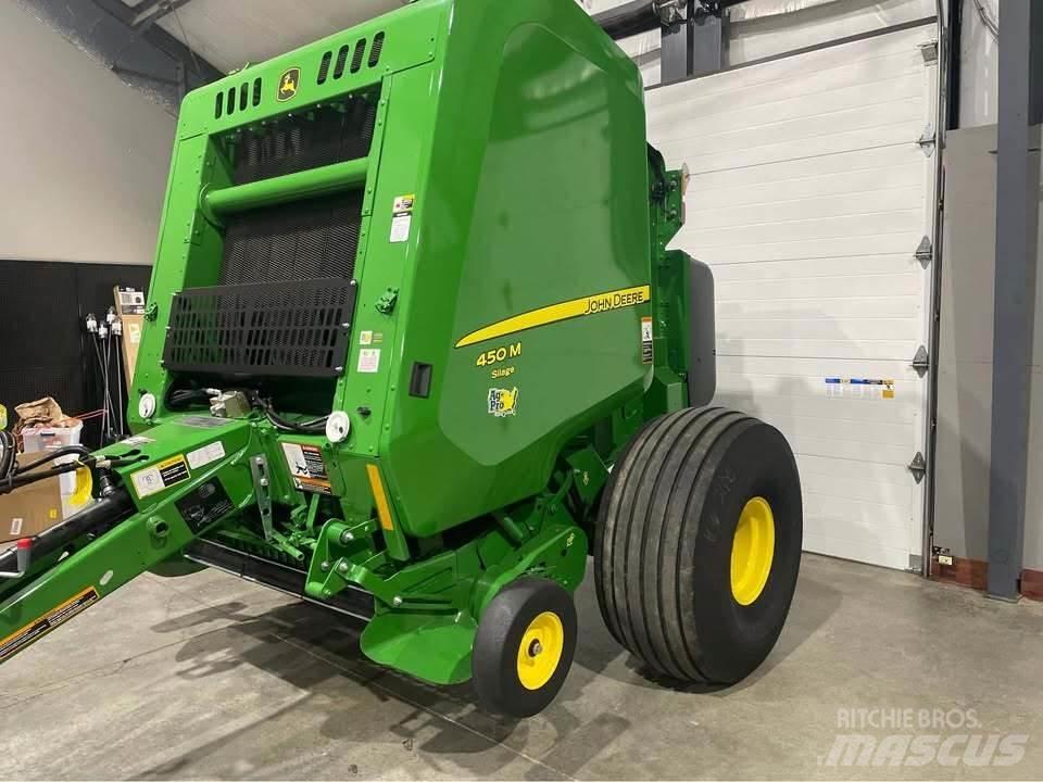 John Deere 450M Lis na válcové balíky