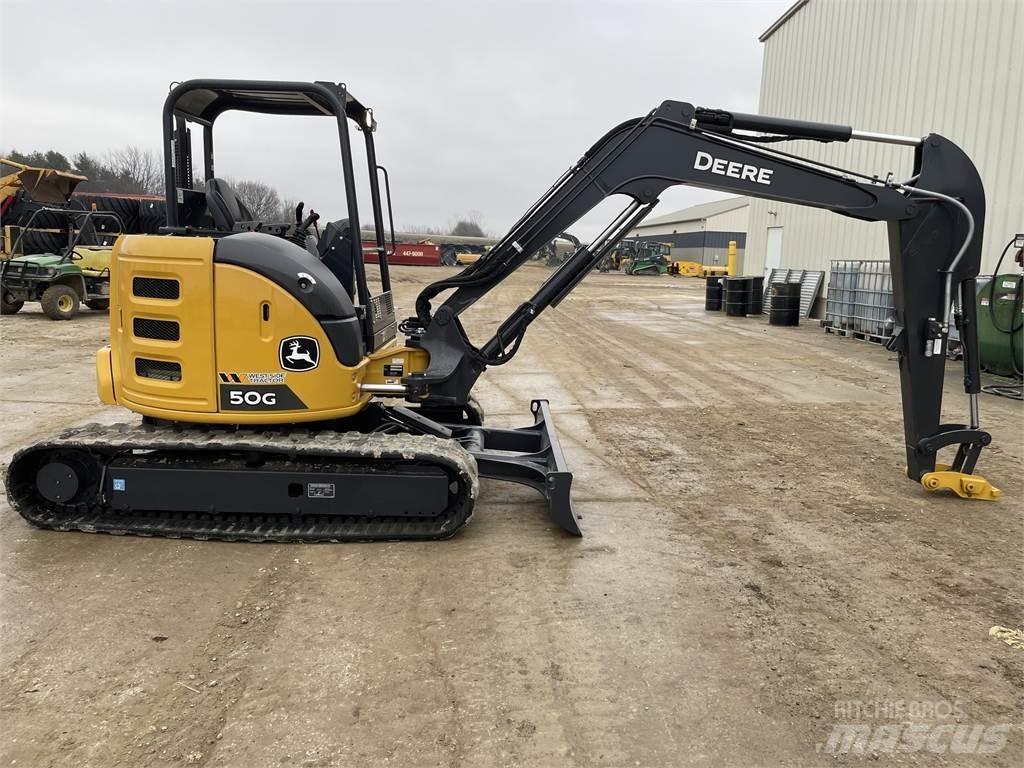 John Deere 50G Mini rýpadla < 7t