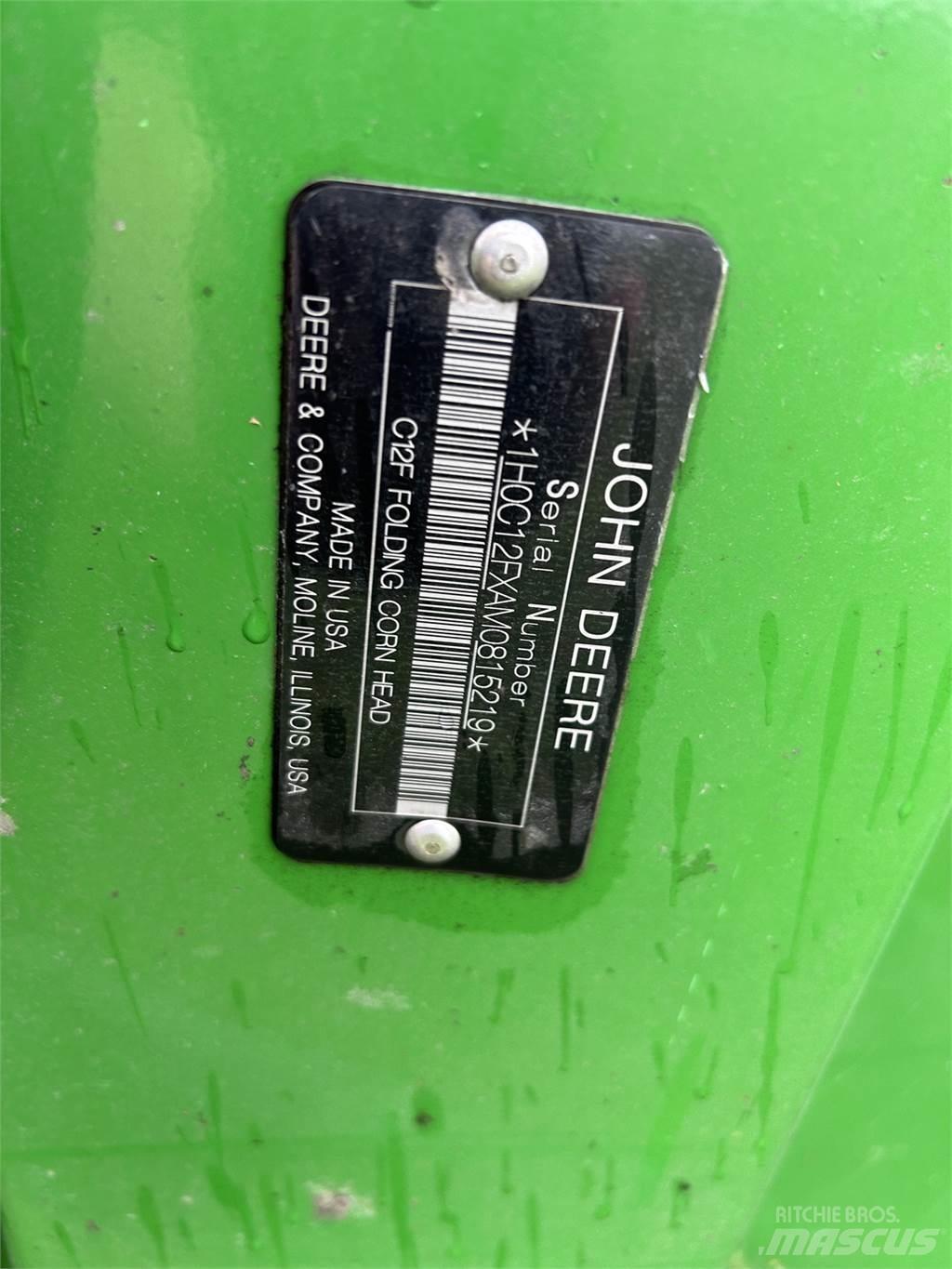 John Deere C12F Příslušenství a náhradní díly ke kombajnům