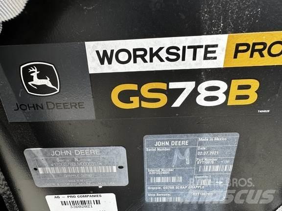 John Deere GS78B Klešťové drapáky