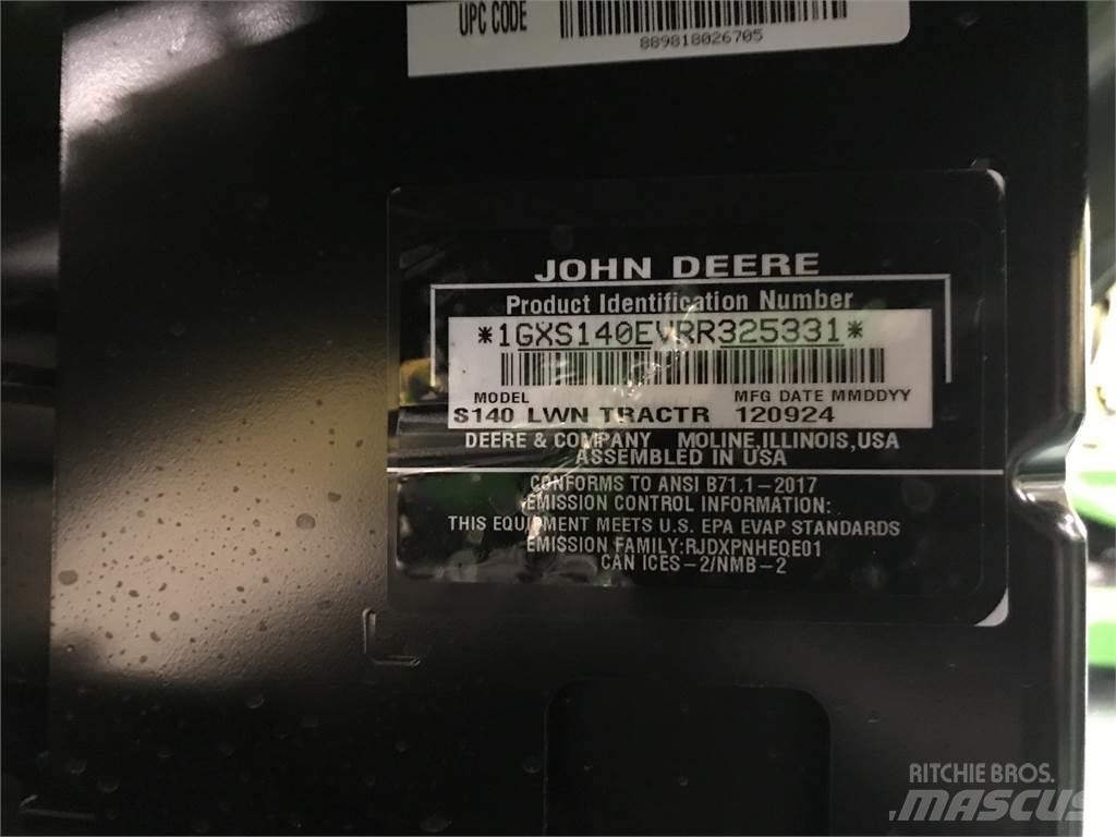 John Deere S140 Samojízdné sekačky