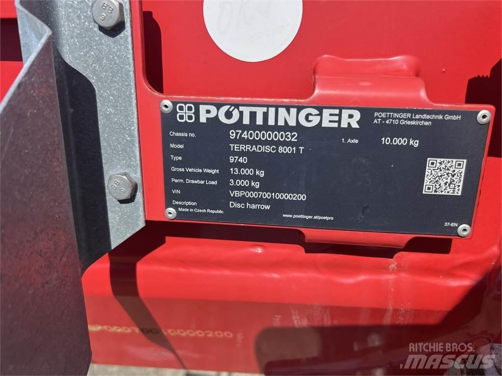 Pöttinger 8001t Talířové brány
