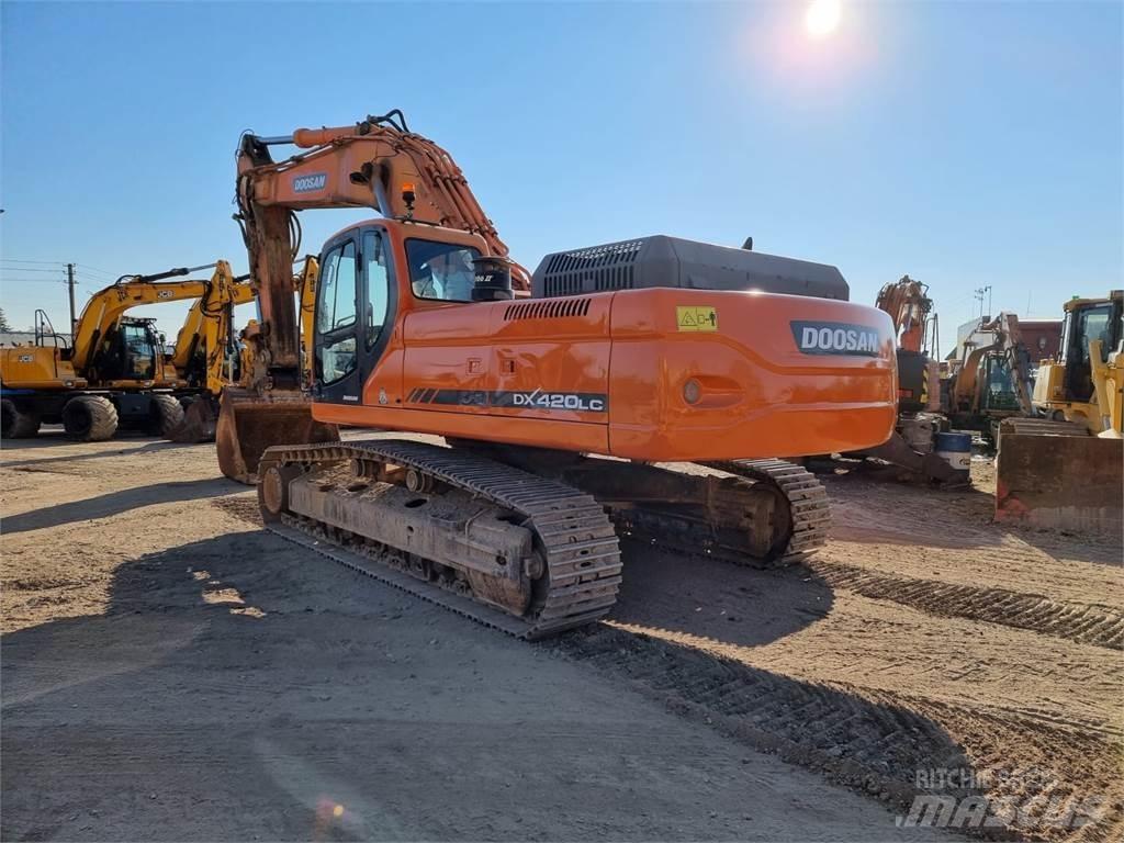 Doosan DX420LC Pásová rýpadla