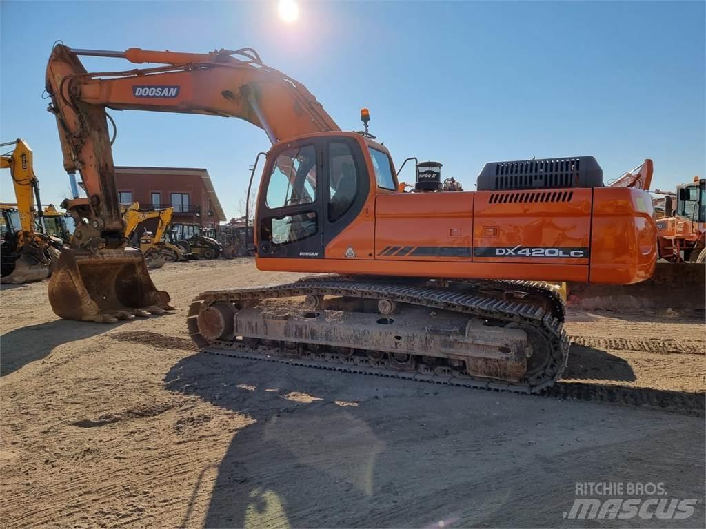 Doosan DX420LC Pásová rýpadla