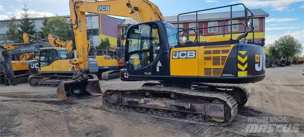 JCB JS220LC Plus + Pásová rýpadla