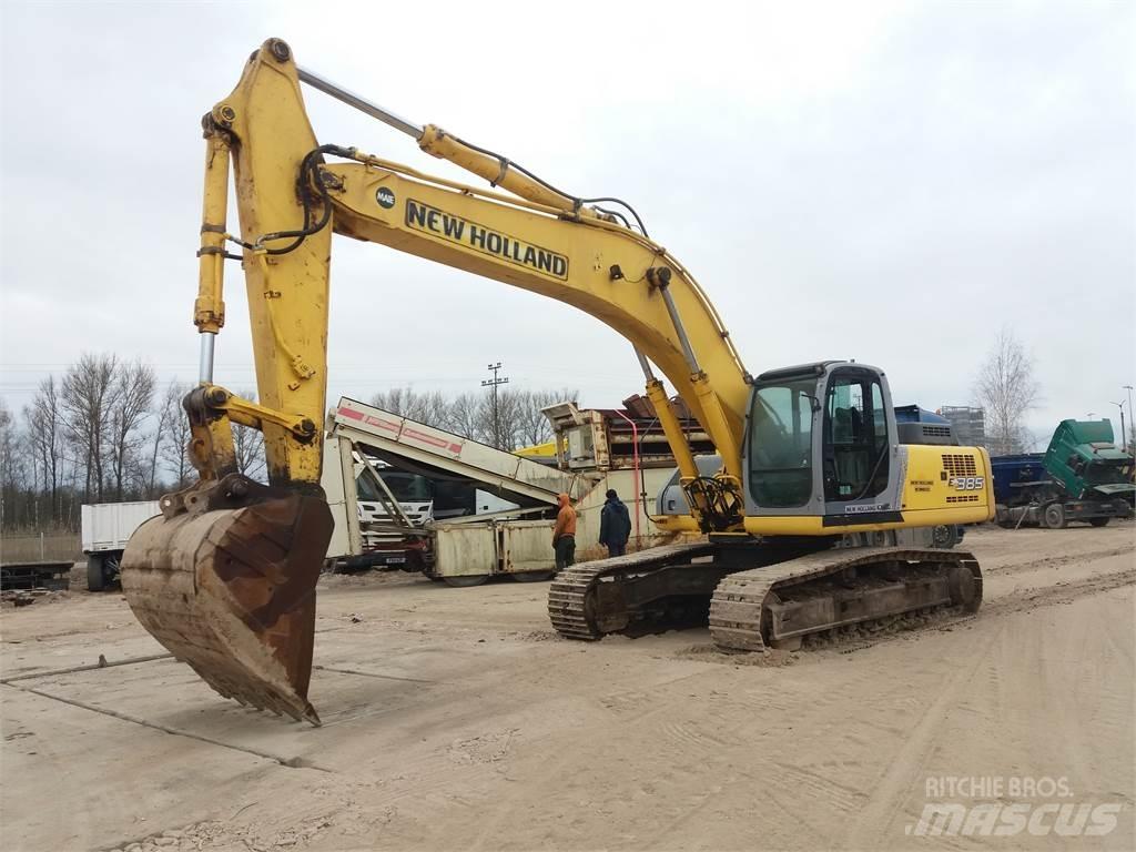 New Holland E385 Pásová rýpadla