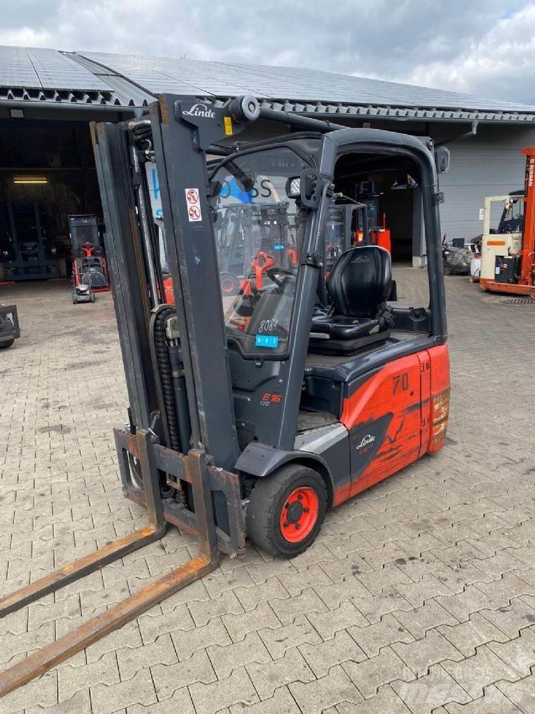Linde E 16-02 Akumulátorové vozíky