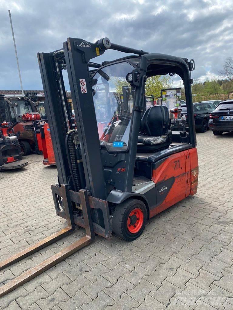 Linde E 16-02 Akumulátorové vozíky