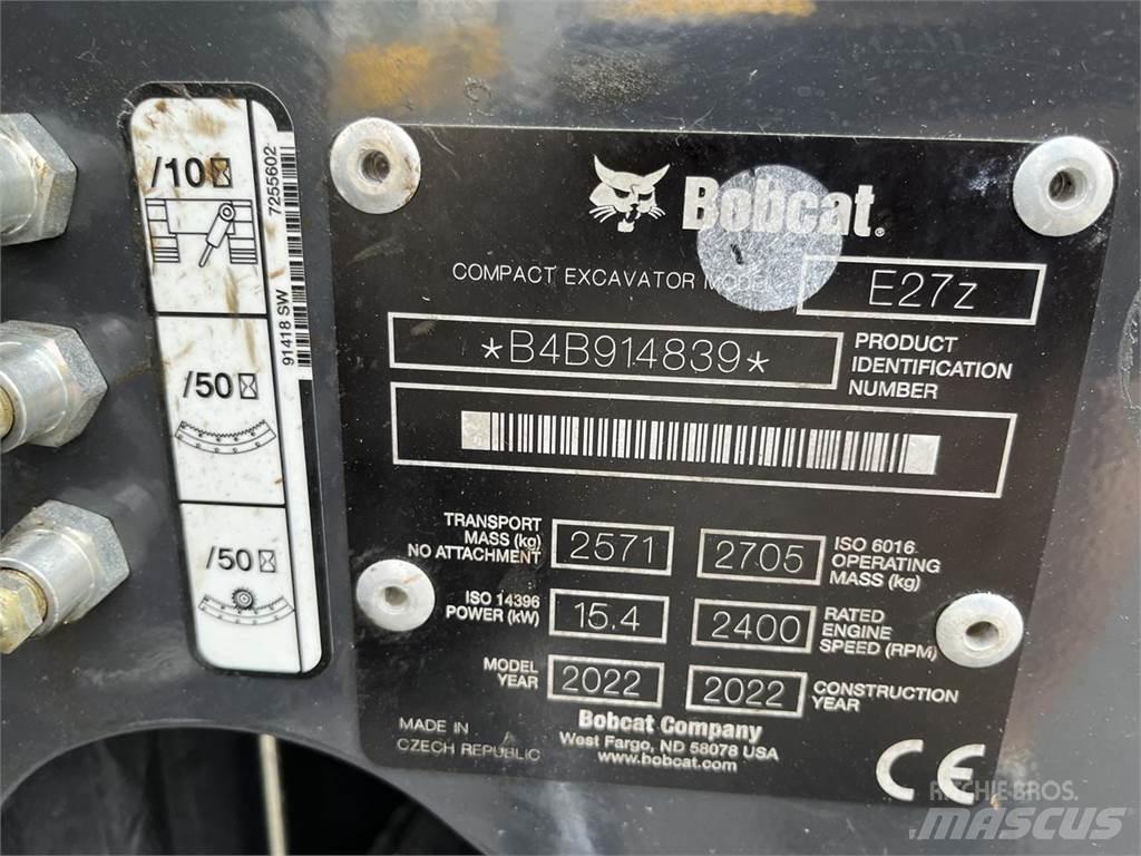 Bobcat E 27z Mini rýpadla < 7t