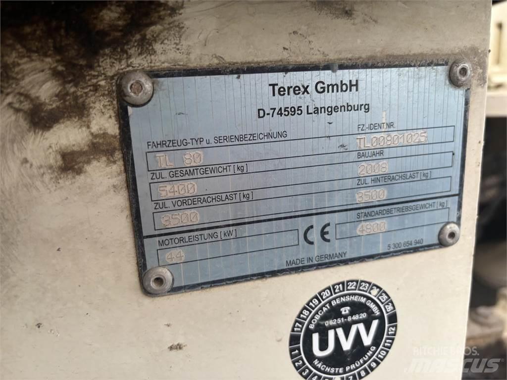 Terex TL 80 Kolové nakladače