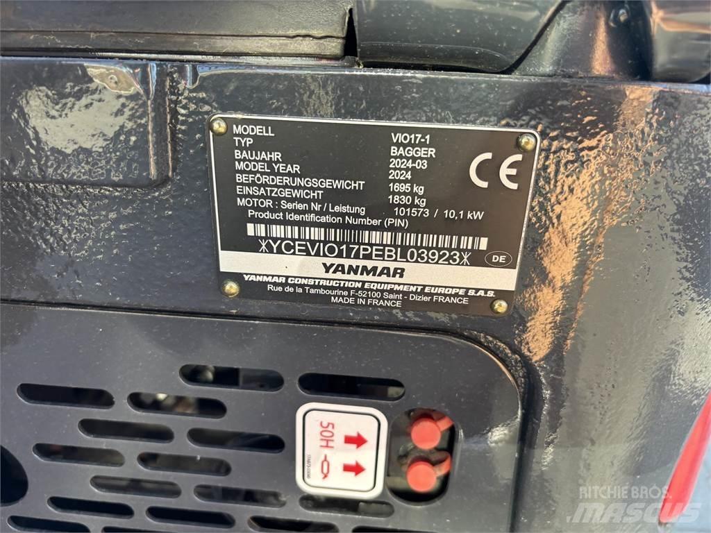 Yanmar ViO17 Mini rýpadla < 7t