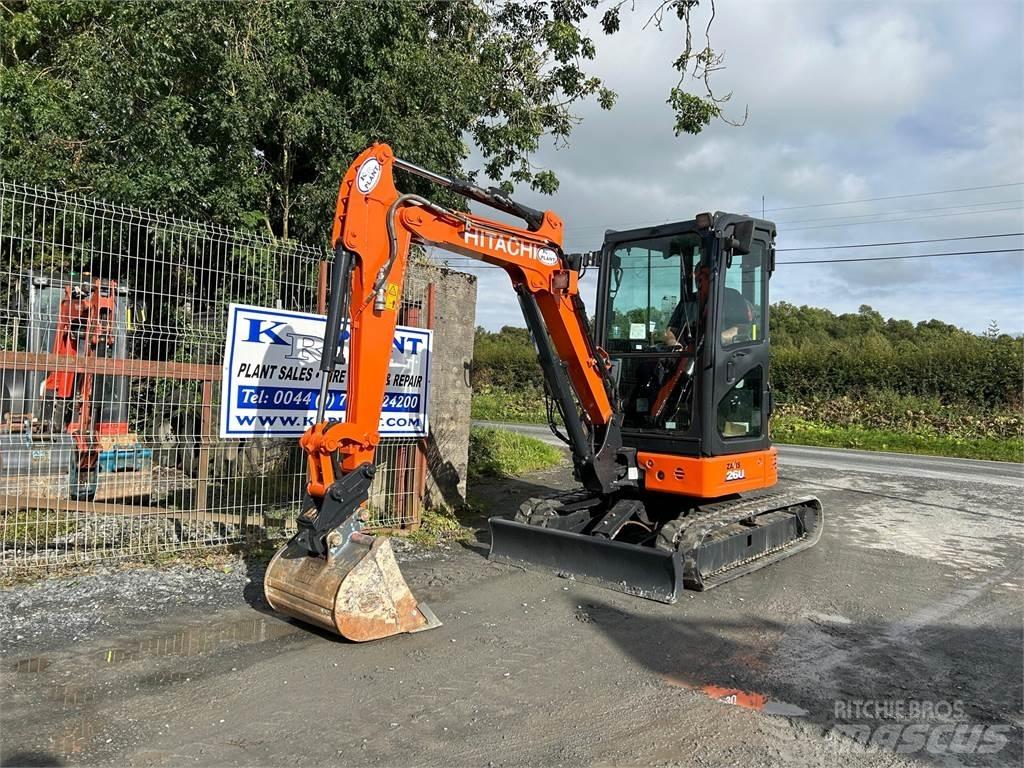 Hitachi 2019 ZX26U-6 Pásová rýpadla