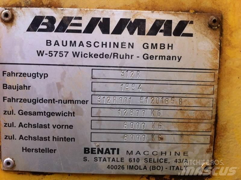 Benmac 312R Ostatní komponenty