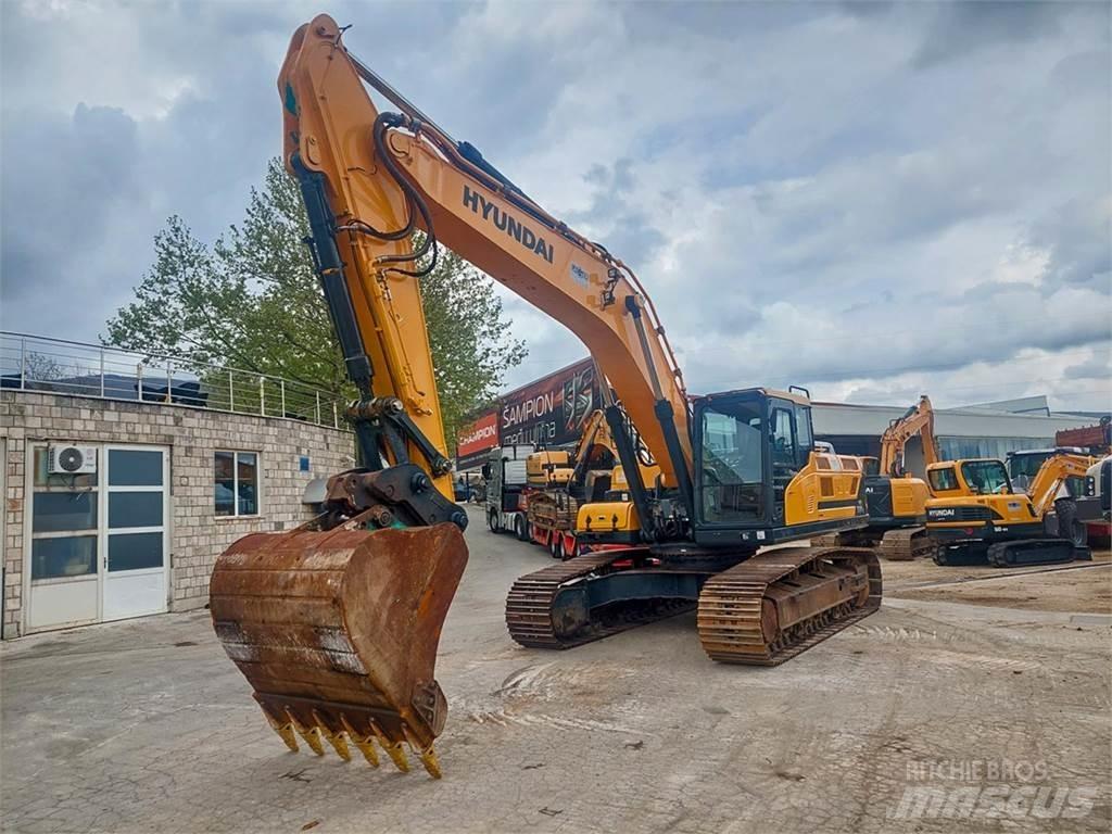 Hyundai HX330L Pásová rýpadla