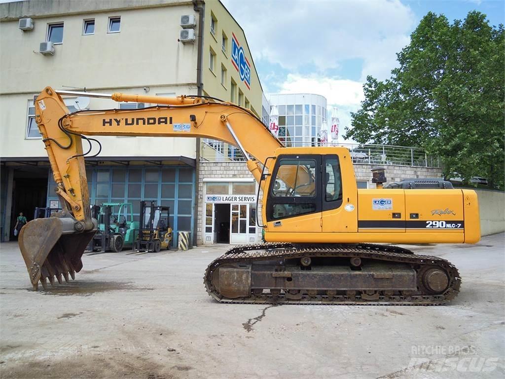 Hyundai R290NLC-7 Pásová rýpadla