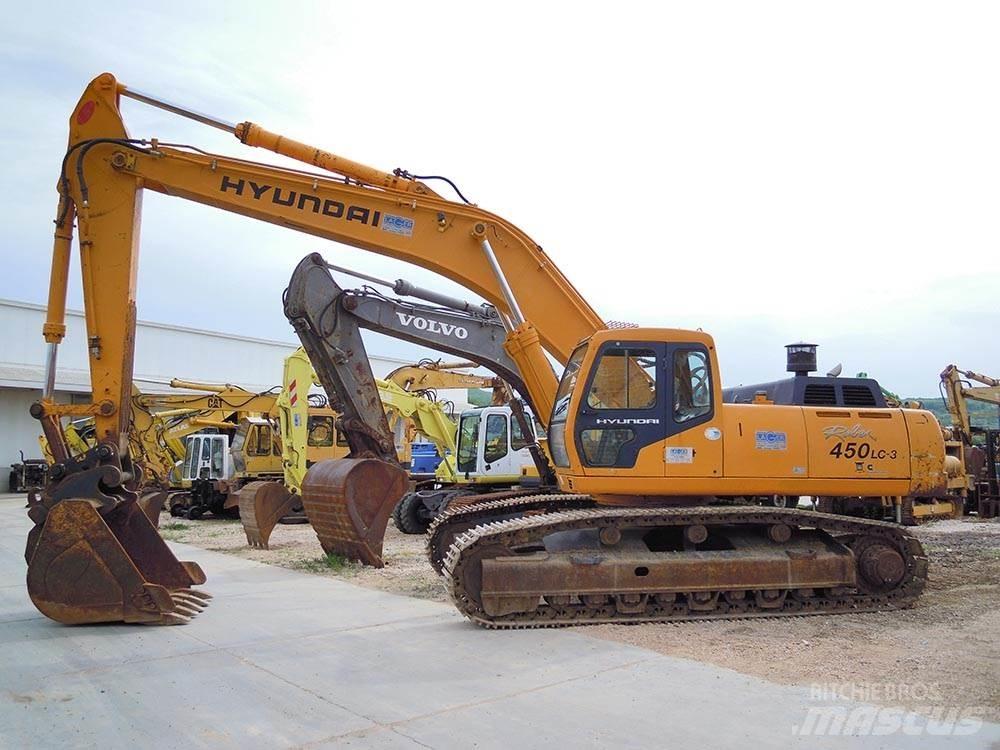 Hyundai R450LC-3 Pásová rýpadla
