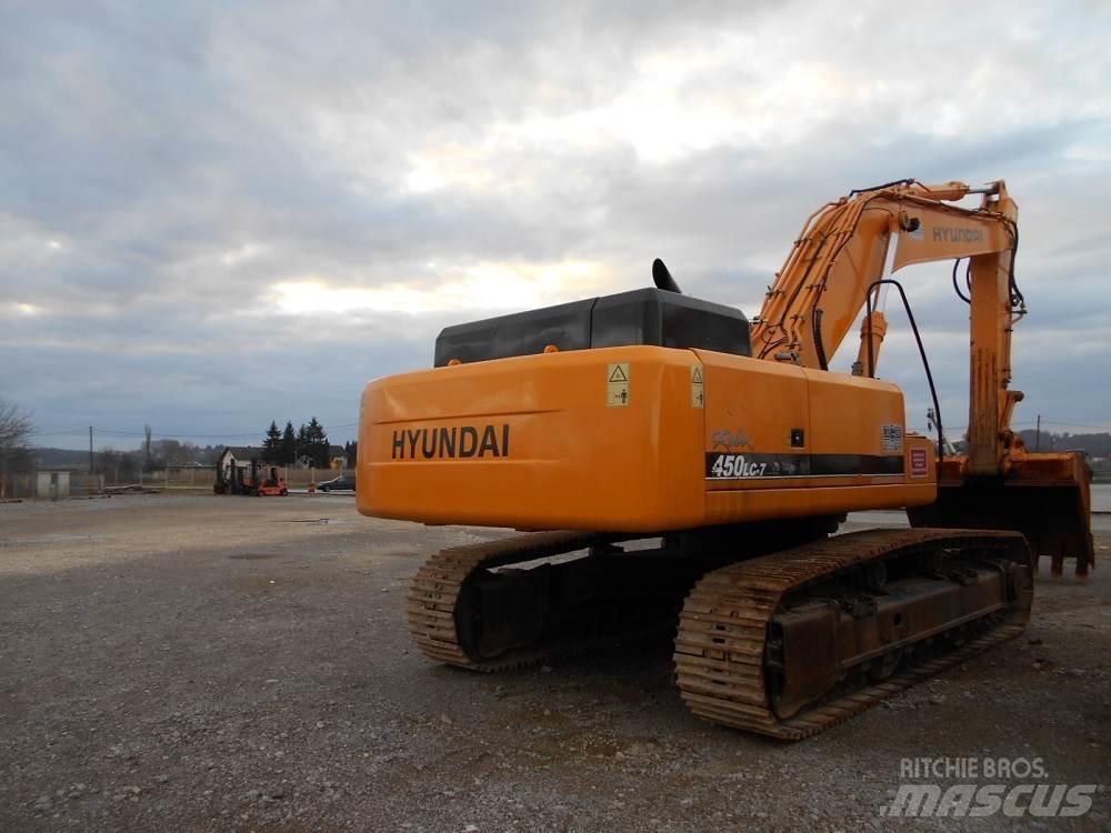 Hyundai R450LC-7 Pásová rýpadla