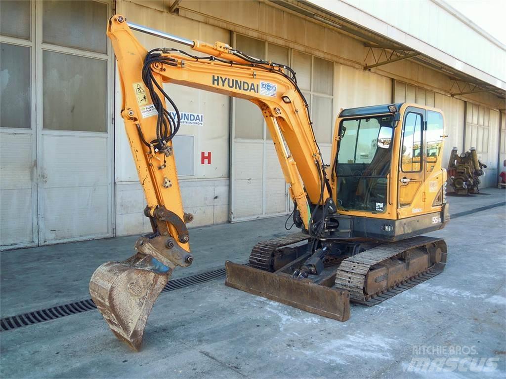 Hyundai R55-9 Mini rýpadla < 7t
