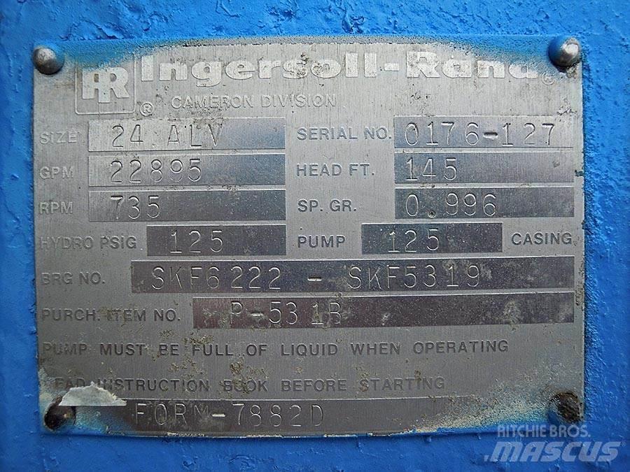 Ingersoll Rand 24 ALV Vodní čerpadla