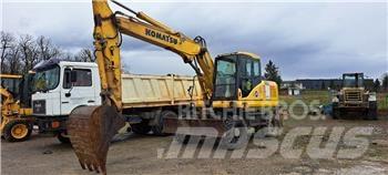Komatsu PW160-7EO Kolová rýpadla