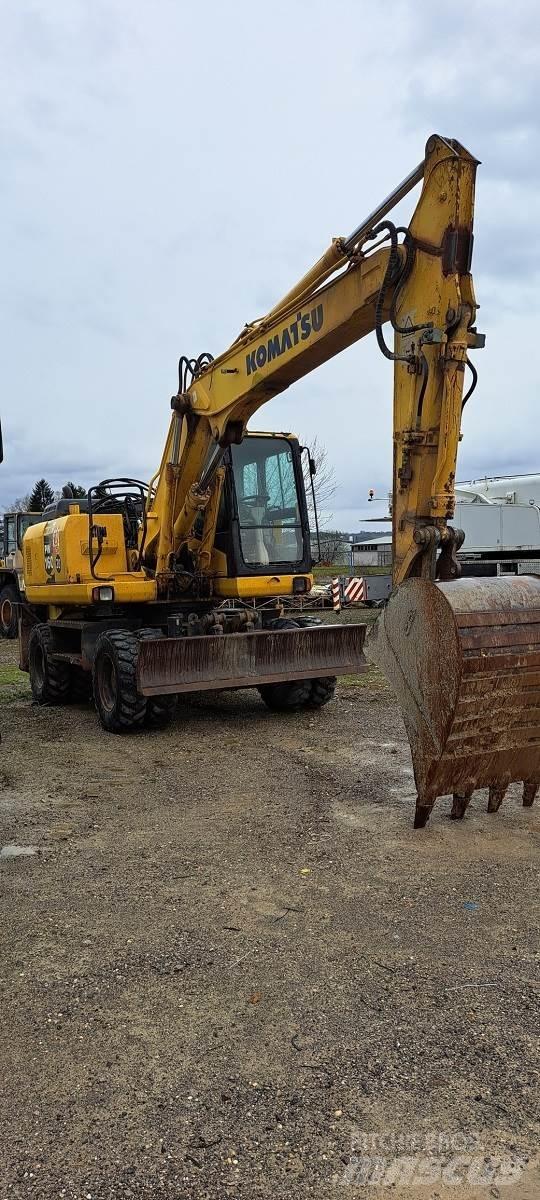 Komatsu PW160-7EO Kolová rýpadla