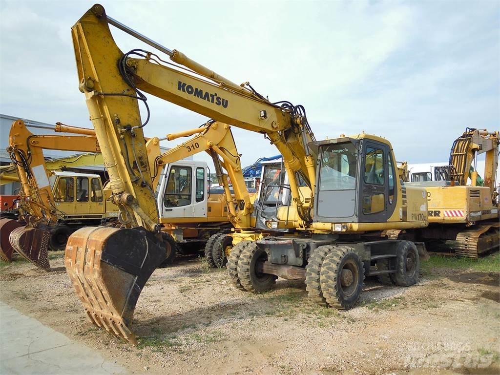Komatsu PW170ES-6K Kolová rýpadla