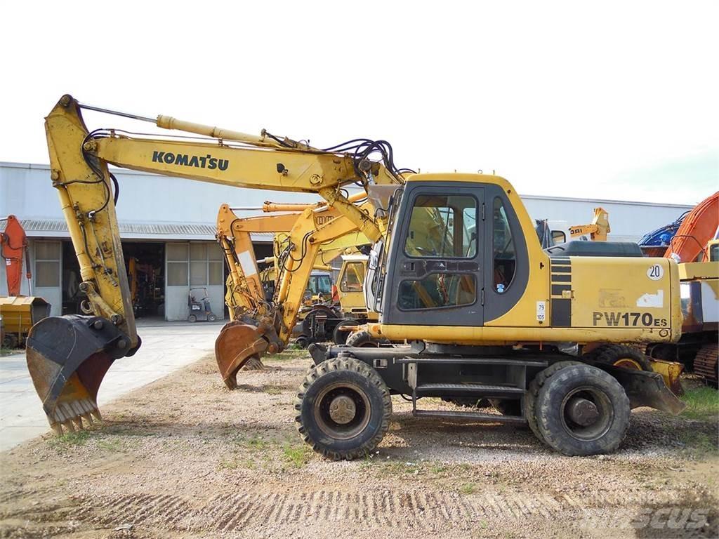 Komatsu PW170ES-6K Kolová rýpadla