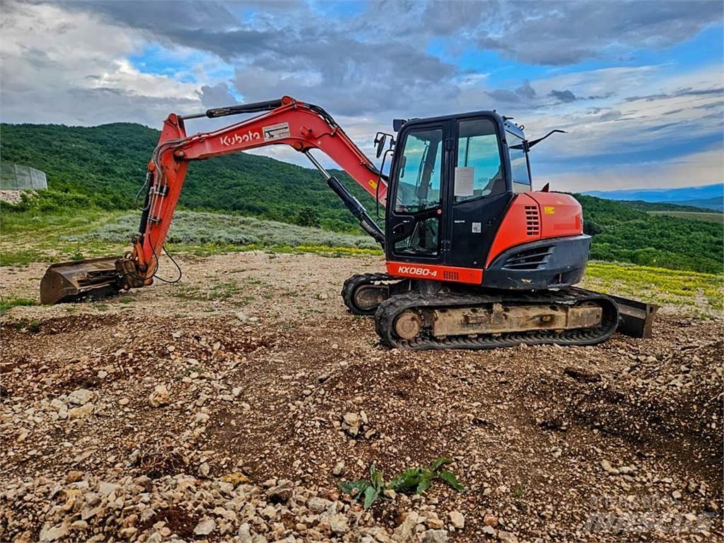 Kubota KX080-4 Mini rýpadla < 7t