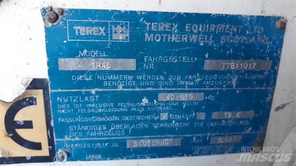 Terex TR45 Vyklápěcí dempry