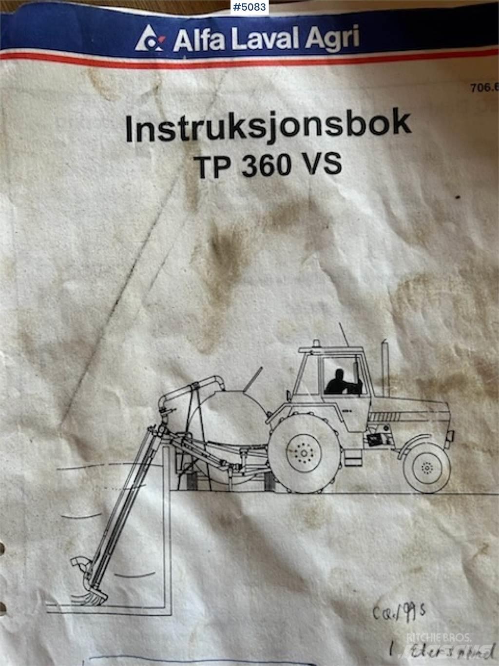 Alfa Laval TP 360 Mechanické secí stroje